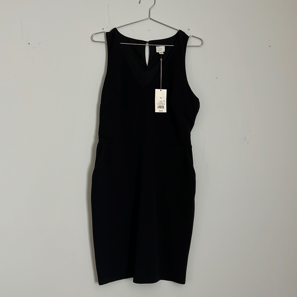 NWT a new day black dress with pockets